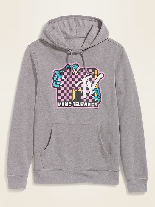 View large product image 2 of 2. MTV&#153 Graphic Gender-Neutral Pullover Hoodie for Adults