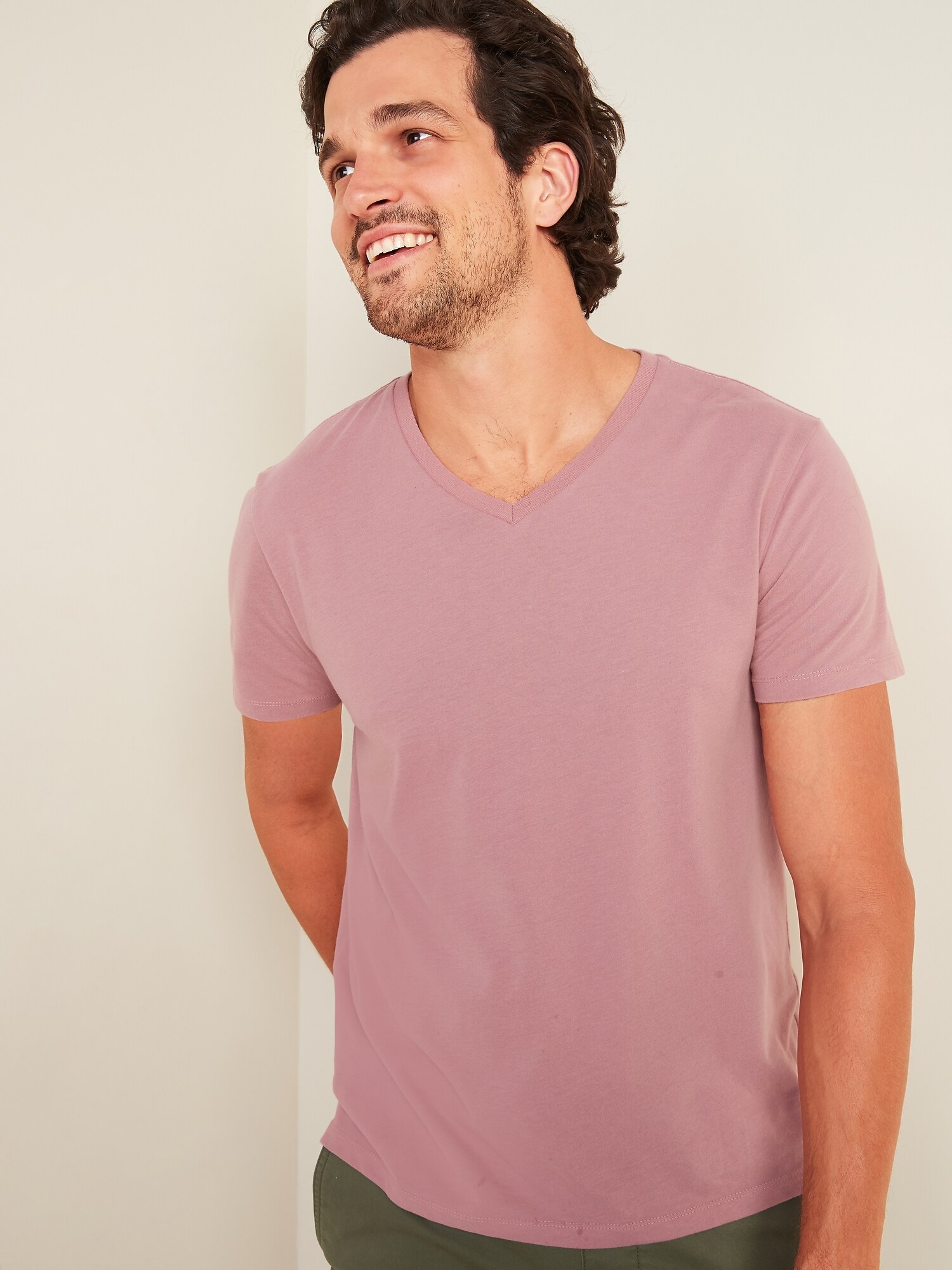 Soft-Washed Perfect-Fit V-Neck T-Shirt for Men | Old Navy