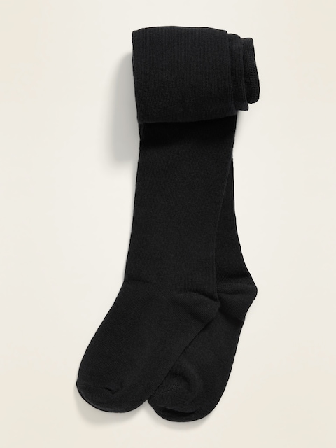 Collant en tricot doux uni pour toute-petite fille et bébé