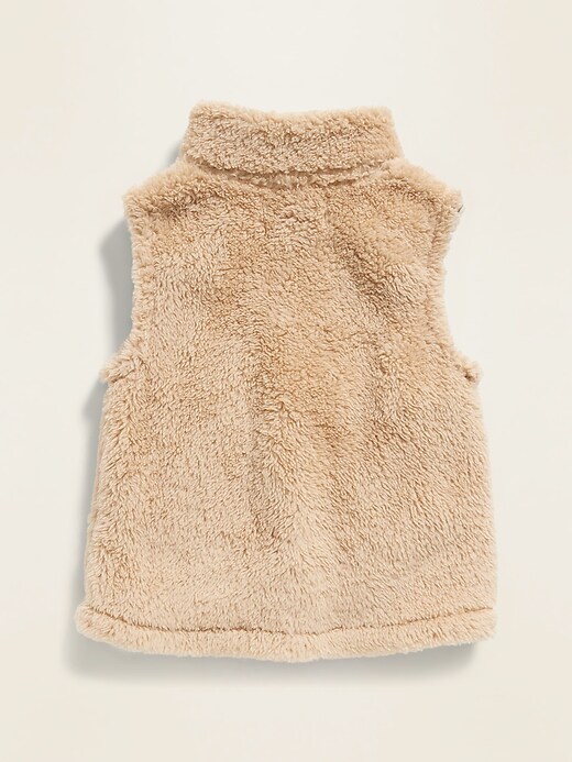 View large product image 2 of 2. Sherpa Vest for Toddler Girls