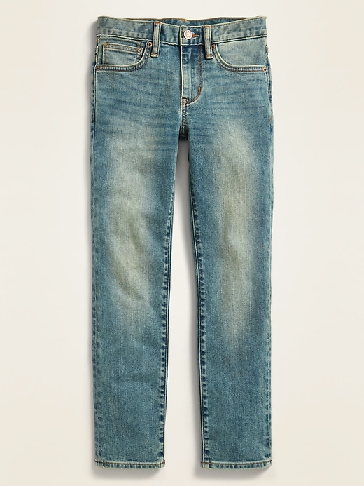 View large product image 1 of 1. Built-In-Flex Light-Wash Skinny Jeans for Boys