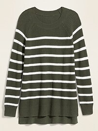 View large product image 3 of 3. Textured Crew-Neck Sweater for Women