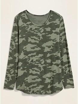 Softest Long-Sleeve Camo T-Shirt For Boys