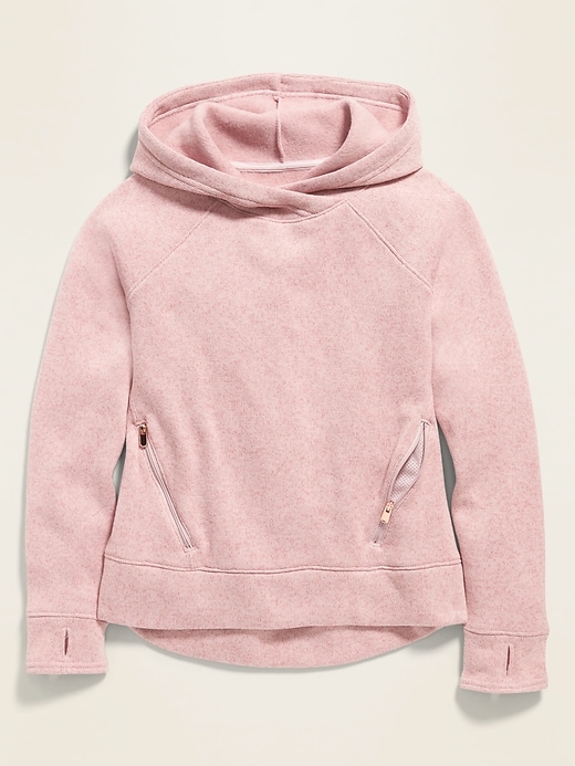 View large product image 1 of 1. Go-Warm Pullover Tunic Hoodie for Girls
