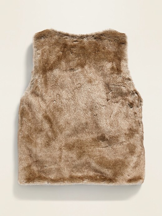 View large product image 2 of 2. Faux-Fur Vest for Girls