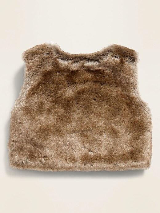 View large product image 2 of 2. Unisex Faux-Fur Vest for Baby