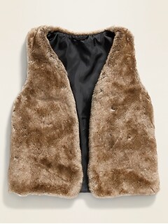 old navy baby fur vest