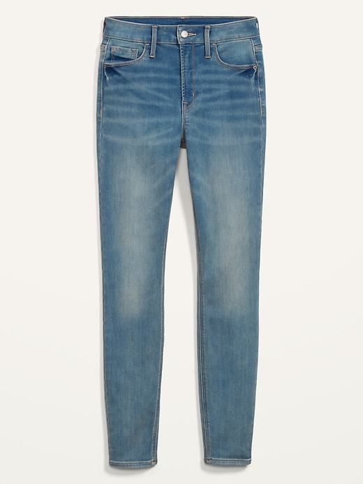 Image number 4 showing, High-Waisted Rockstar Built-In Warm Super Skinny Jeans for Women