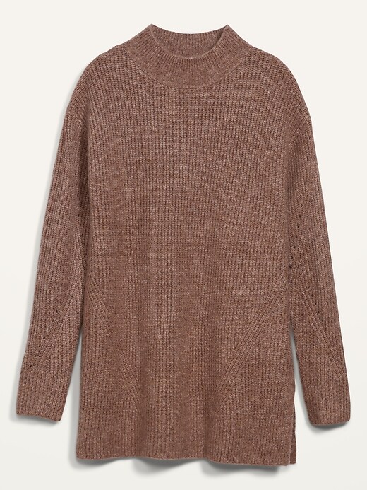 Image number 4 showing, Cozy Textured Tunic Sweater for Women