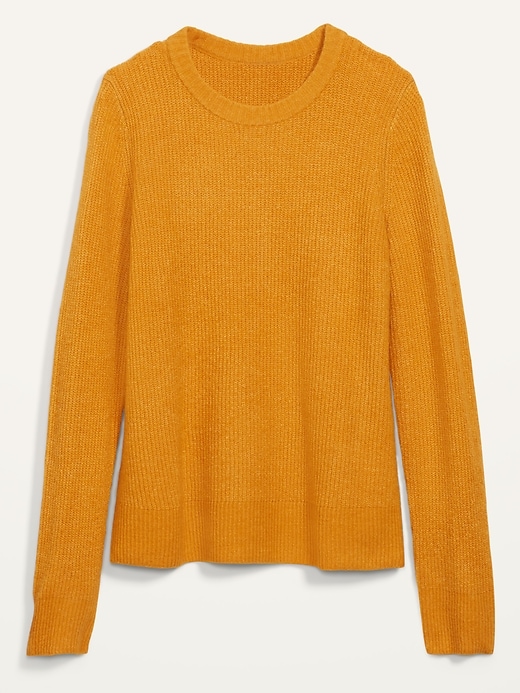 Image number 4 showing, Cozy Textured Crew-Neck Sweater for Women