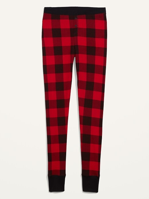 Patterned Thermal-Knit Sleep Leggings for Women, Old Navy