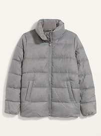 View large product image 3 of 3. Frost-Free Textured Puffer Zip Jacket for Women