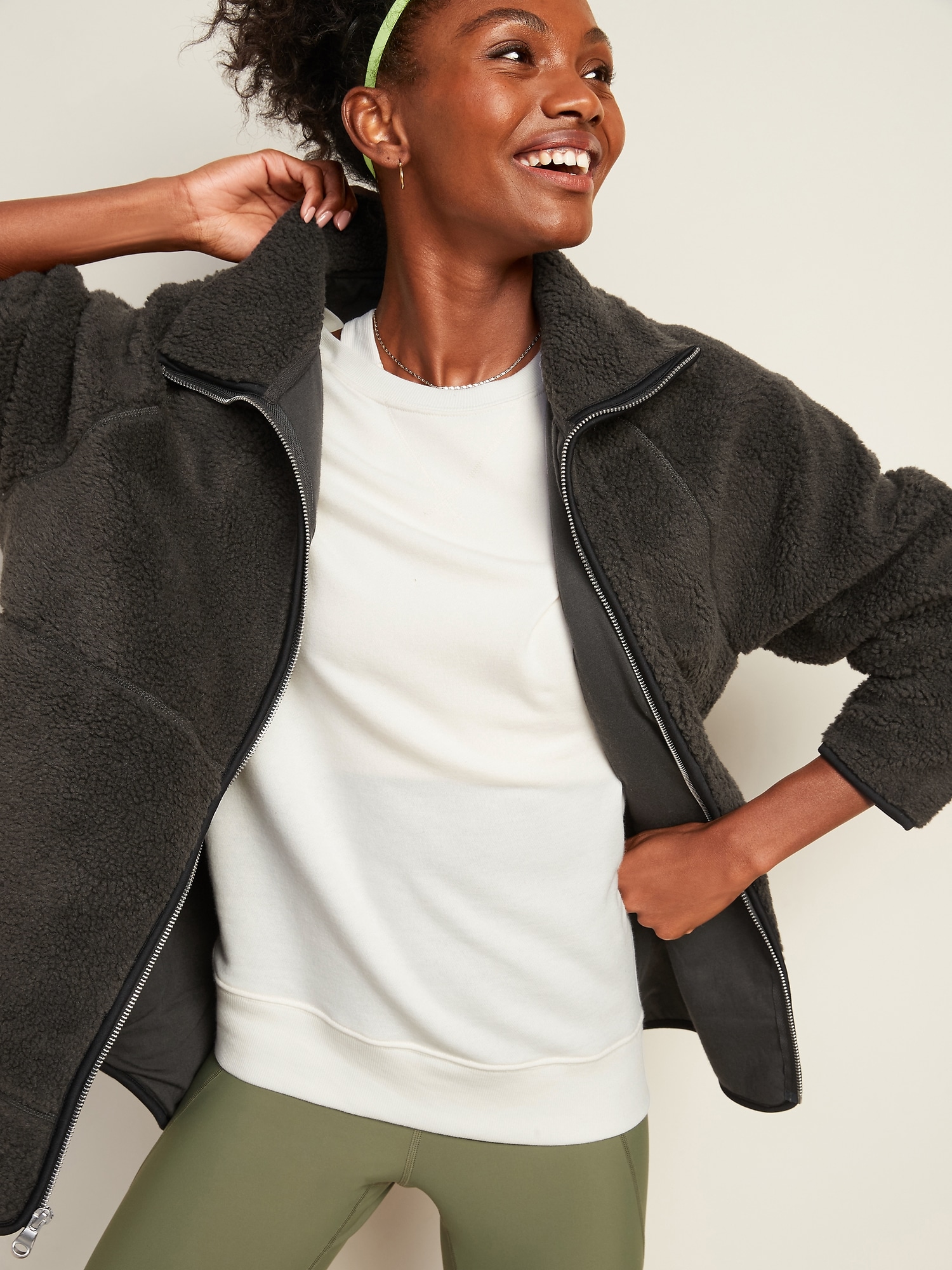 Free people dazed hi neck jacket 2025
