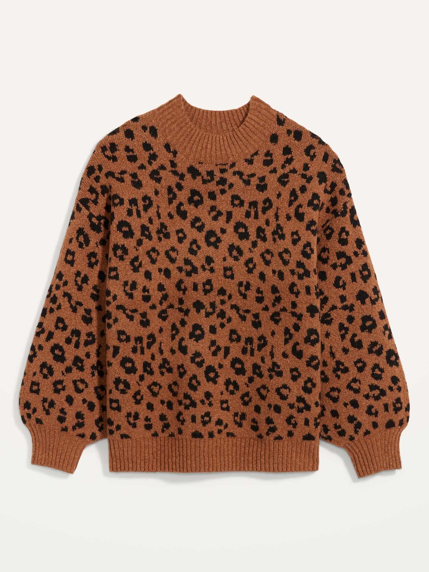 Plus size sale animal print sweater