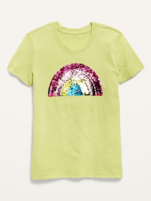 Flippy Sequin Graphic Tee for Girls Old Navy