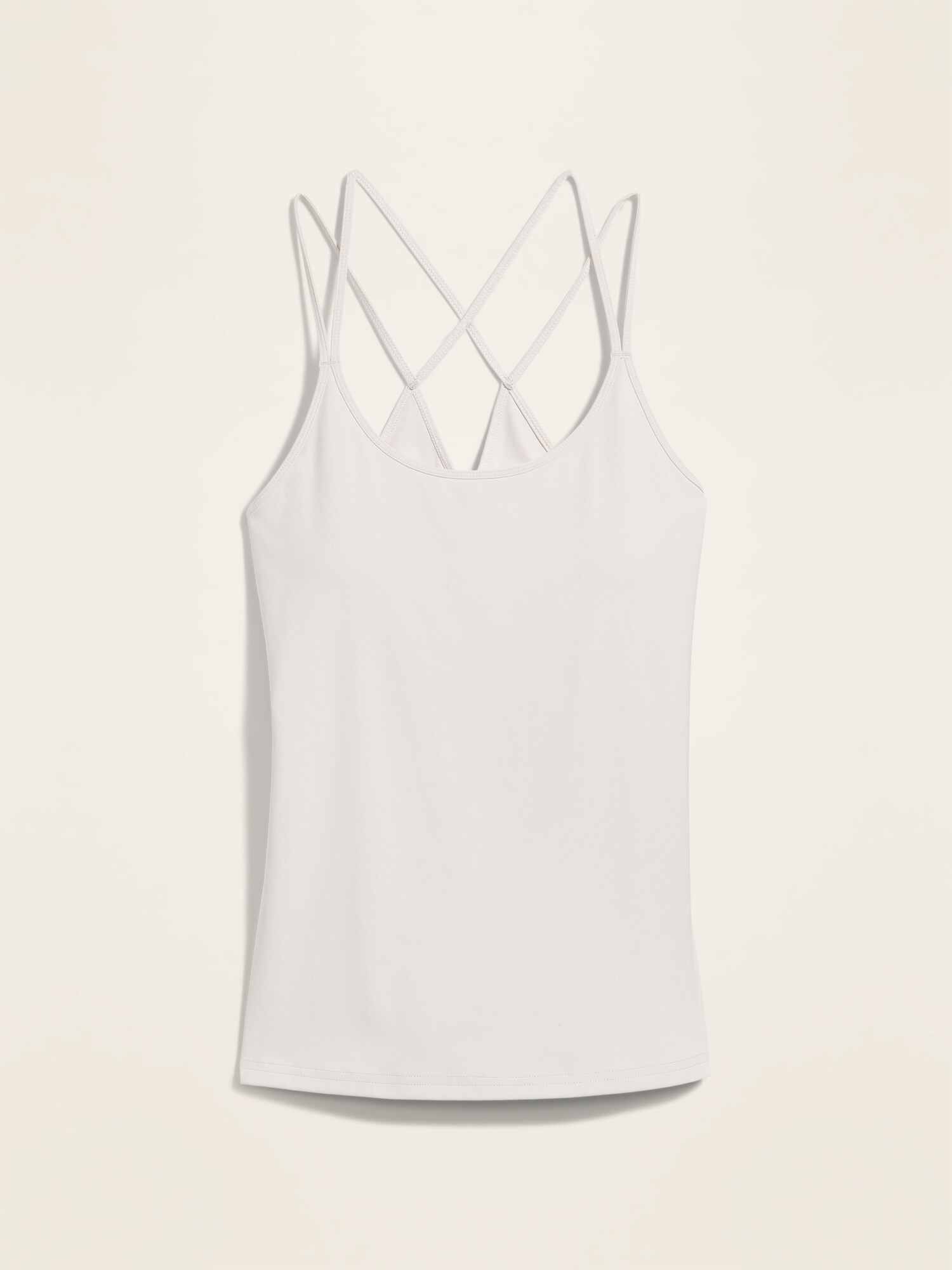 Strappy PowerSoft Shelf-Bra Tank Top for Women