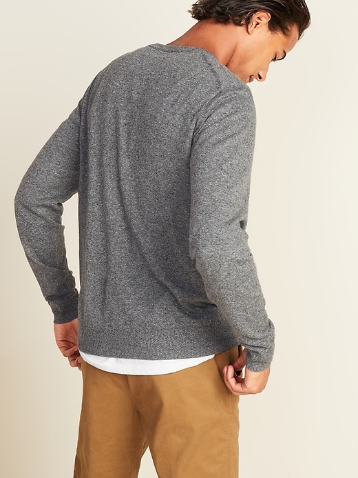 View large product image 2 of 3. Marled Crew-Neck Sweater
