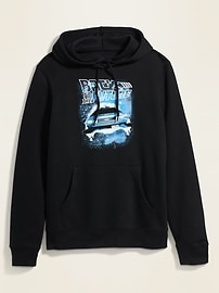 View large product image 3 of 3. Back to the Future&#153 Gender-Neutral Pullover Hoodie for Adults
