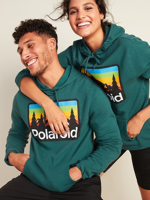 View large product image 1 of 3. Polaroid&#153 Graphic Gender-Neutral Pullover Hoodie for Adults