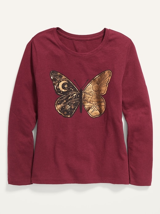 Long-Sleeve Graphic Tee for Girls