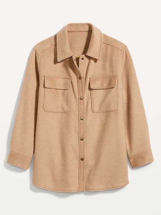 Image number 4 showing, Soft-Brushed Utility Shirt Jacket for Women