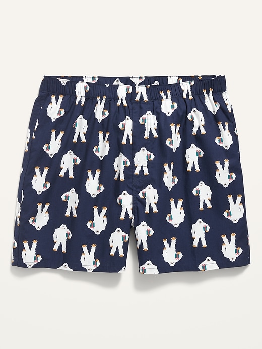 Soft-Washed Printed Boxer Shorts for Men