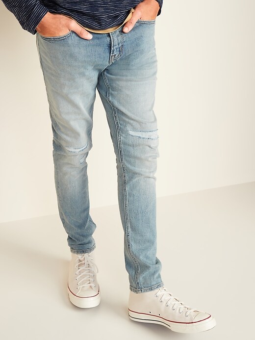 old navy mens tapered jeans