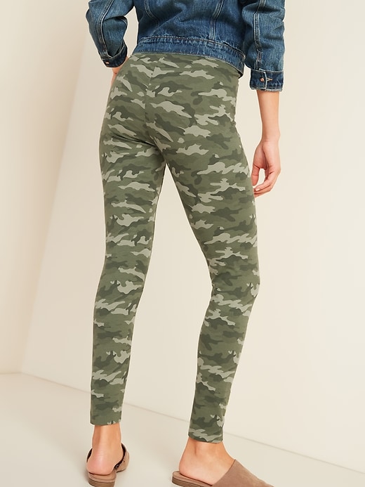 View large product image 2 of 3. High-Waisted Printed Leggings For Women