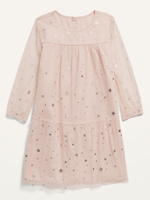 Old Navy Long-Sleeve Tiered Tulle Dress for Girls - 647418013000
