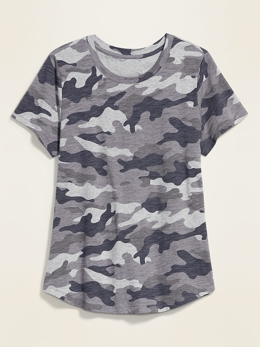 L'image numéro 4 présente T-shirt passe-partout en tricot flammé à motif pour Femme