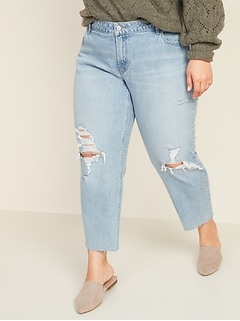 plus size boyfriend jeans canada