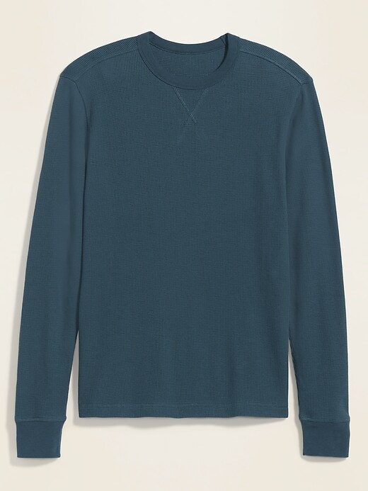 View large product image 2 of 2. Thermal-Knit Long-Sleeve Tee