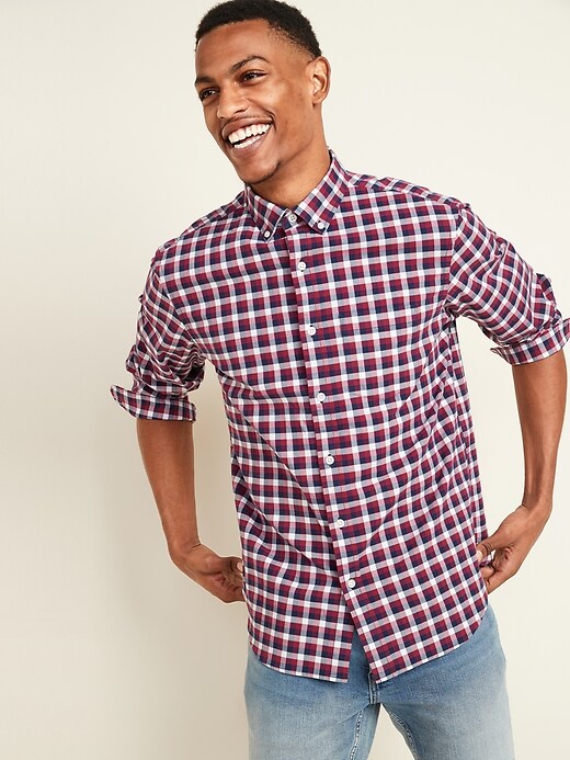 View large product image 1 of 3. Regular-Fit Built-In Flex Everyday Oxford Shirt