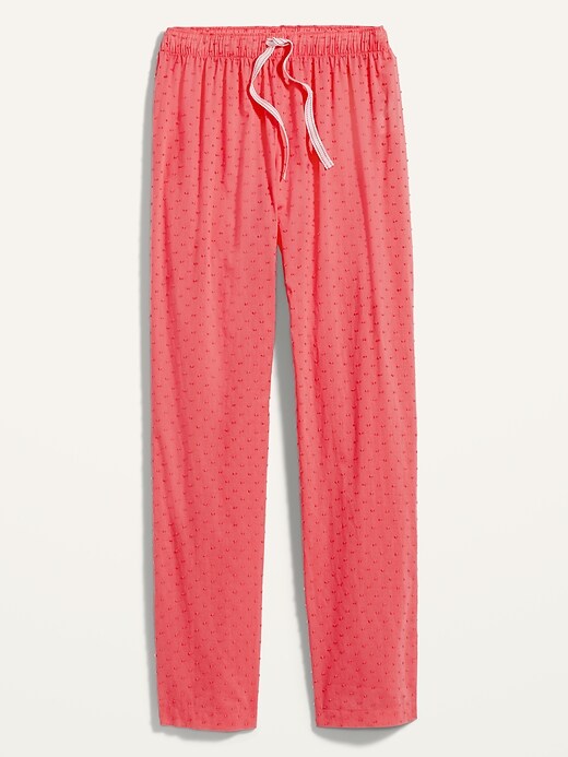 Old Navy Textured Swiss-Dot Pajama Pants for Women - 6098200030