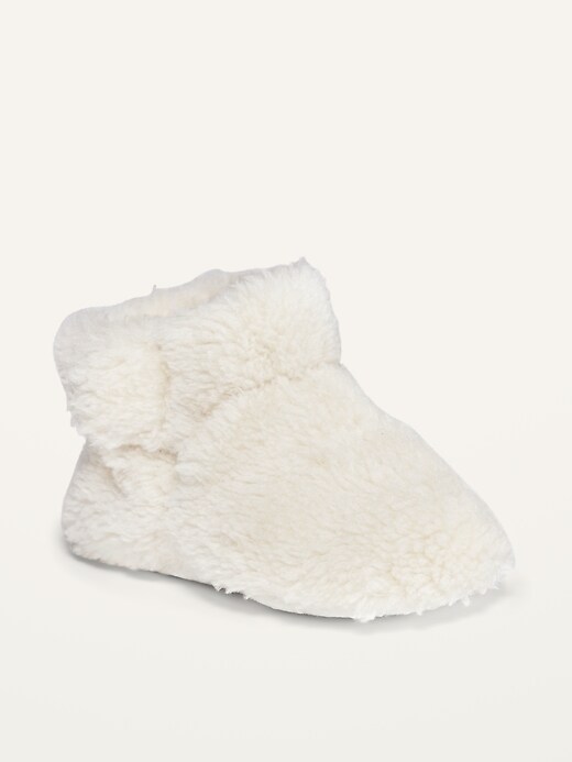 View large product image 1 of 4. Sherpa Booties for Baby