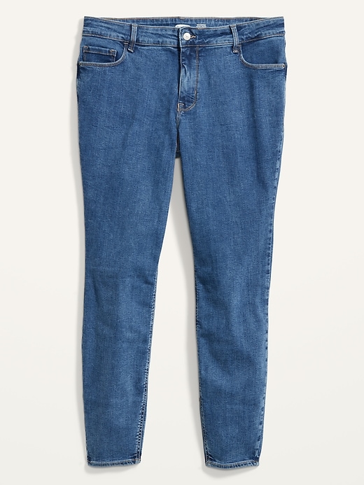 Image number 4 showing, High-Waisted Secret-Slim Pockets Rockstar Super Skinny Plus-Size Jeans
