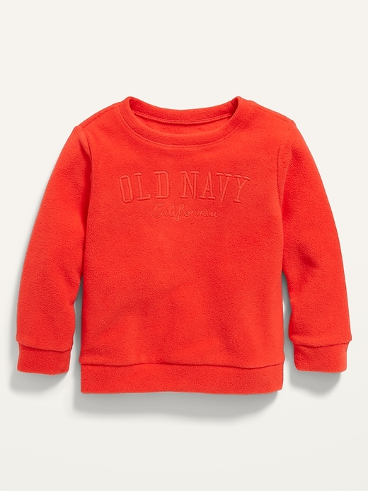 View large product image 1 of 3. Logo-Graphic Micro Fleece Pullover Sweatshirt for Toddler Girls