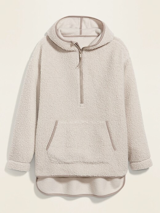 Plus size sale sherpa hoodie