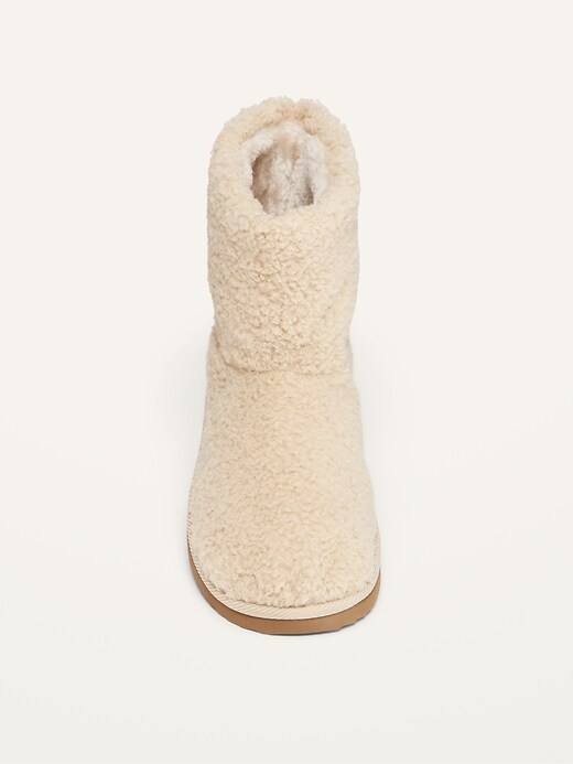 Image number 2 showing, Cozy Sherpa Slipper Booties