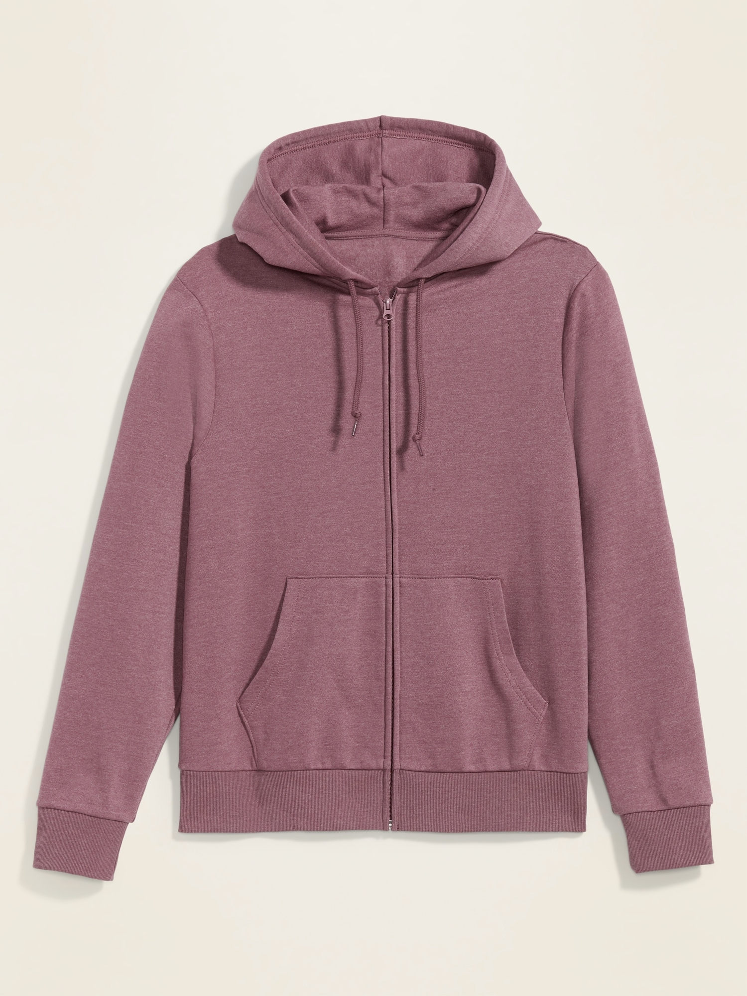 mauve zip up hoodie