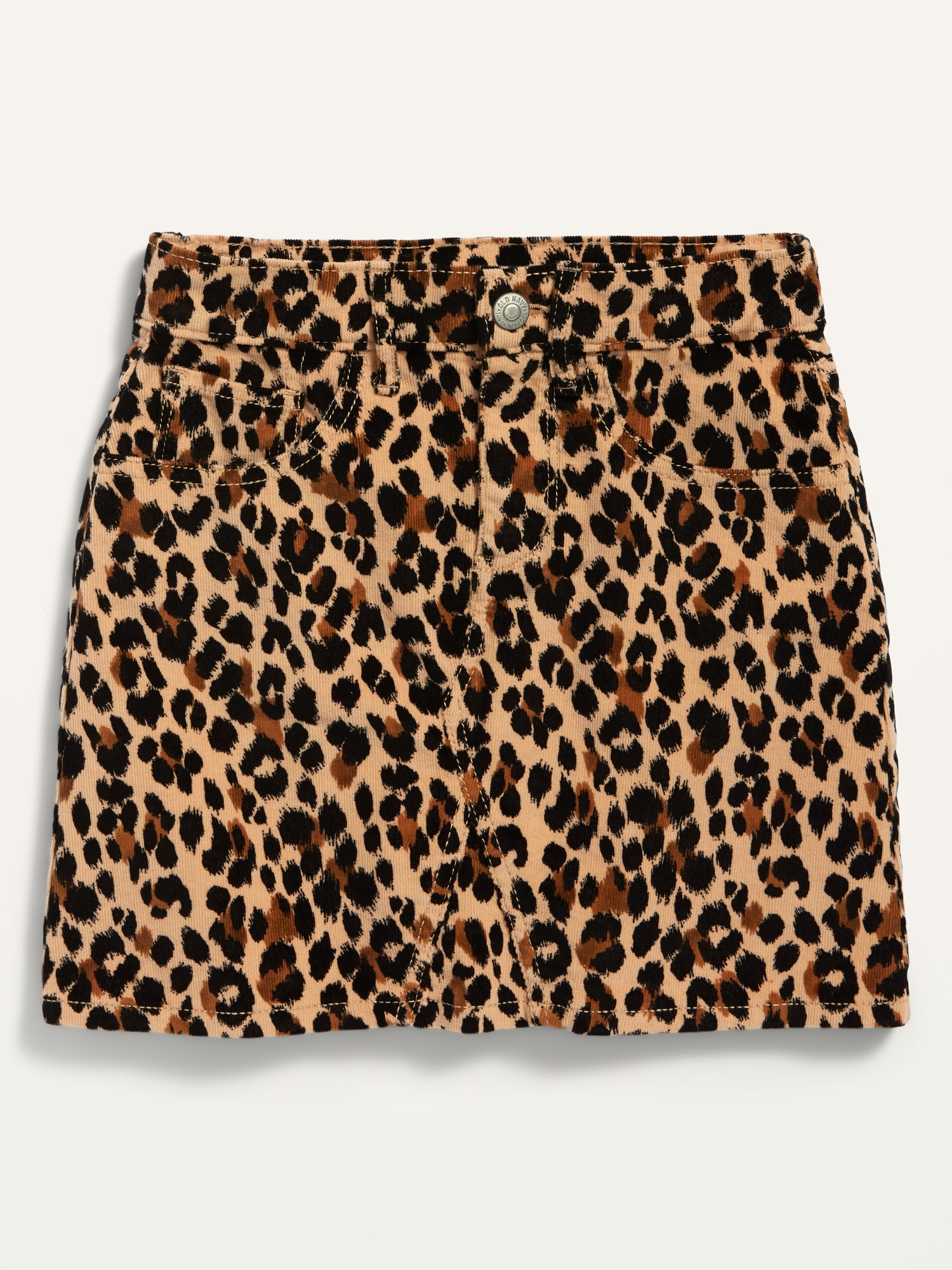 Corduroy 2025 leopard skirt