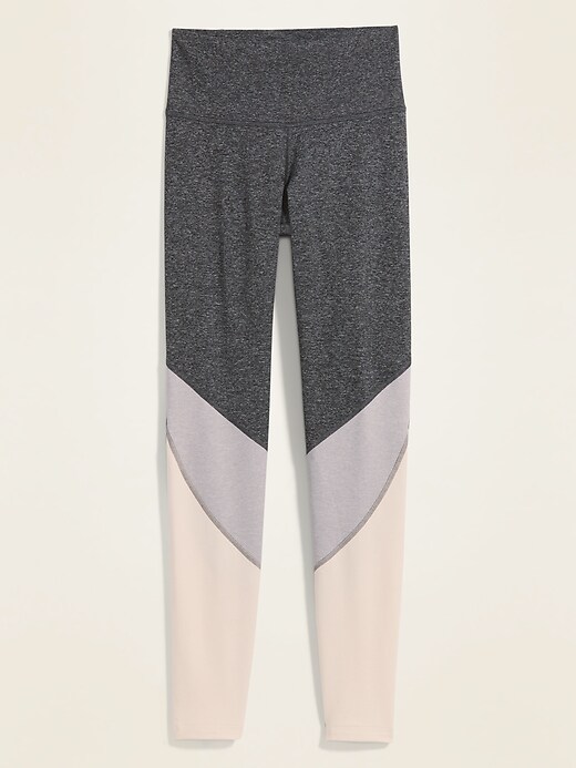 Old Navy Active S Gray Color Block Workout Legging