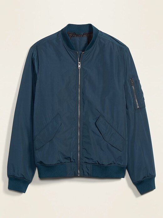 View large product image 2 of 2. Water-Resistant Bomber Jacket