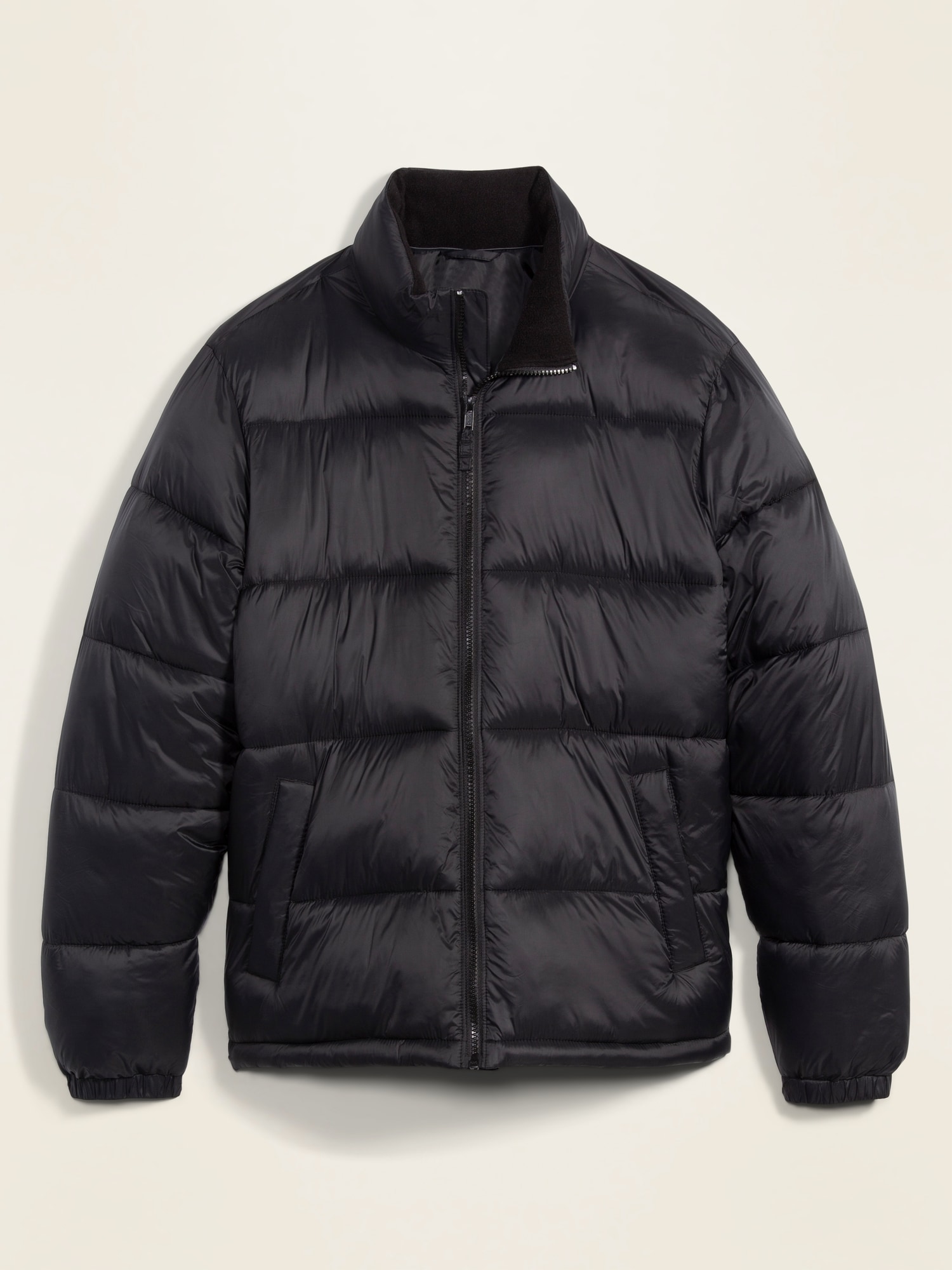 black puffer jacket old navy