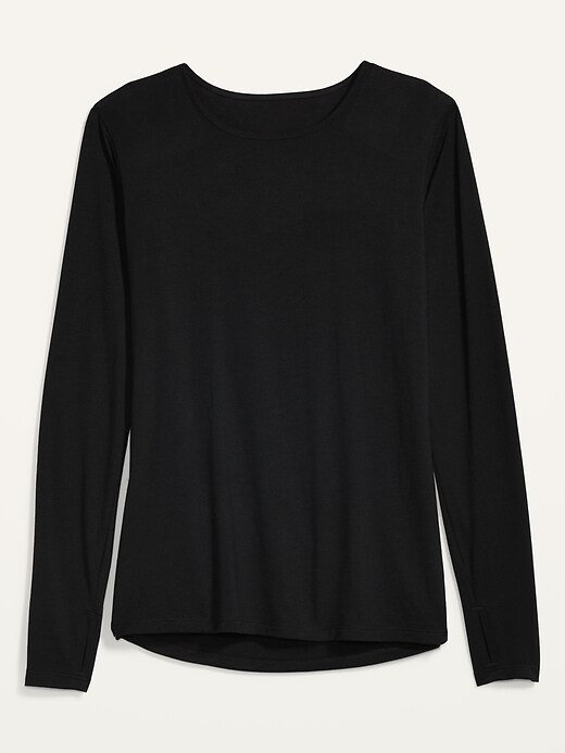 Image number 4 showing, Go-Warm Jersey Long-Sleeve Top