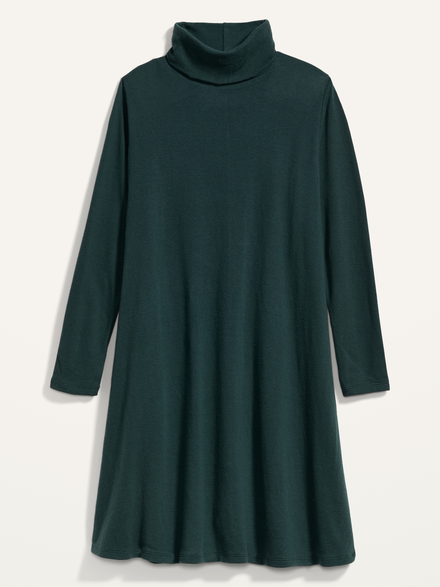 Turtle Neck Swing Dress