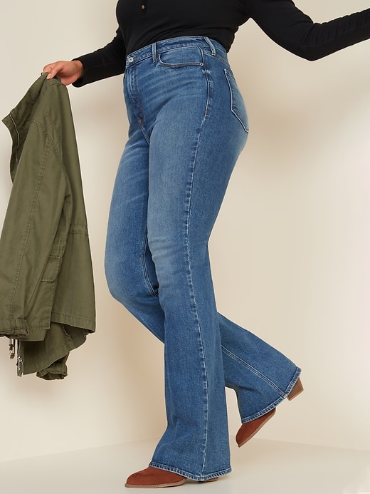 Image number 5 showing, Extra High-Waisted Flare Jeans for Women