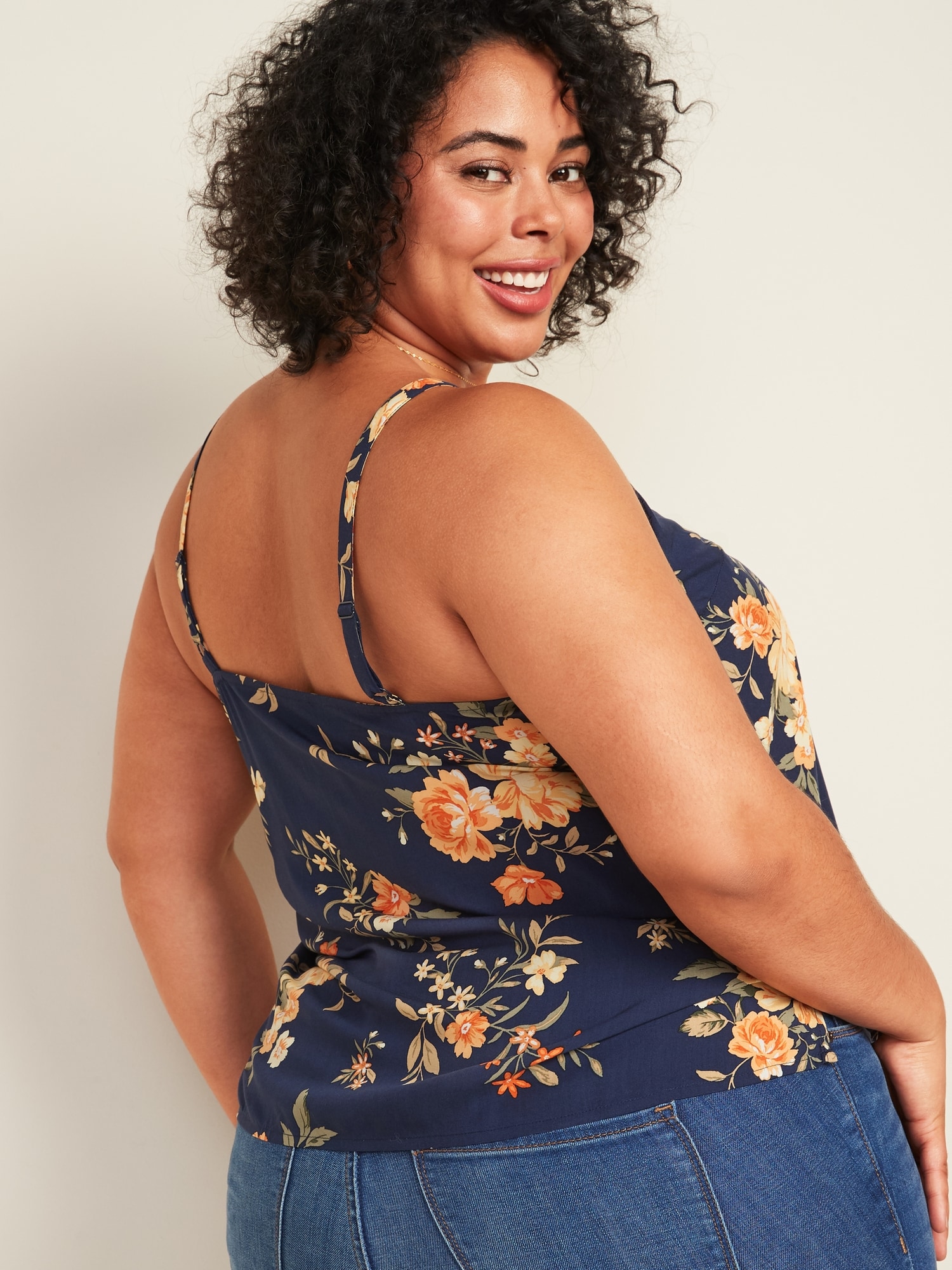 Scalloped Edge Plus Size Cami Old Navy 2550