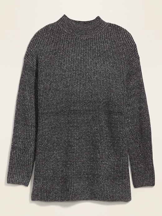 Voir une image plus grande du produit 2 de 2. Tunique en tricot texturé douillet, taille forte
