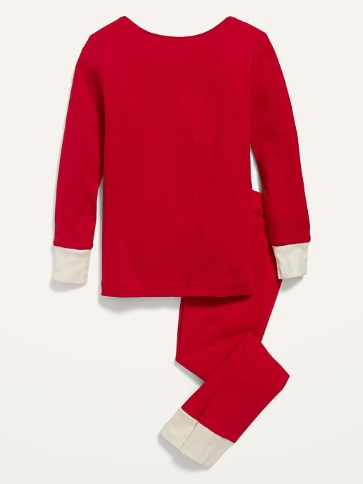 View large product image 2 of 2. Unisex Santa Costume Pajama Set for Toddler & Baby
